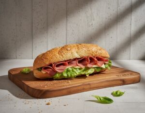 ساندوتش ( روز بيف - تركى مدخن )